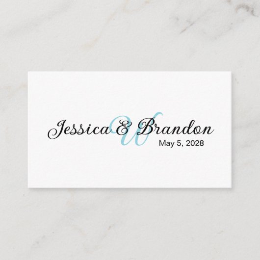 Wedding Label 016 Informatiekaartje (Voorkant)