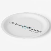 Wedding Label 016 Papieren Bordje (Gekanteld)