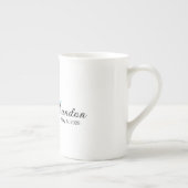 Wedding Label 016 Porselein Kop (Rechts)