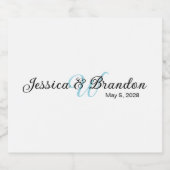 Wedding Label 016 Sparkling Wijnetiket (Enkel label)