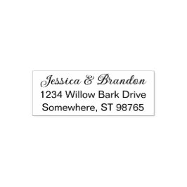 Wedding Label 016 Zelfinktende Stempel