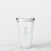 Wedding Label 30507 Acryl Drinkbeker (Achterkant)
