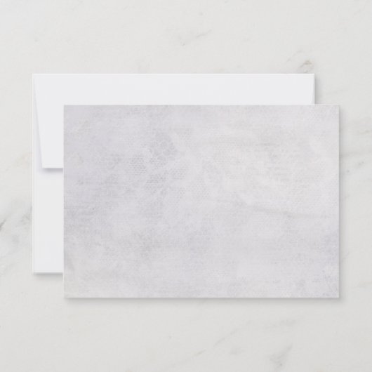 Wedding Lace RSVP (Achterkant)