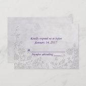 Wedding Lace RSVP (Voorkant / Achterkant)