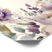 Wedding lavender champagne cream welcome poster (Hoek)