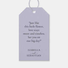 Wedding Lavender Lilac Touch Cadeaulabel