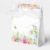 Wedding.Lelies en Vogels Waterverf Bedankdoosjes (Voorkant Zijde)