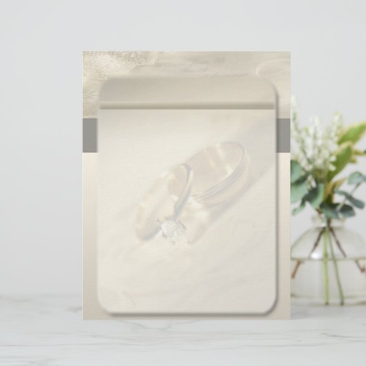 Wedding Letterhead (Staand voorkant)