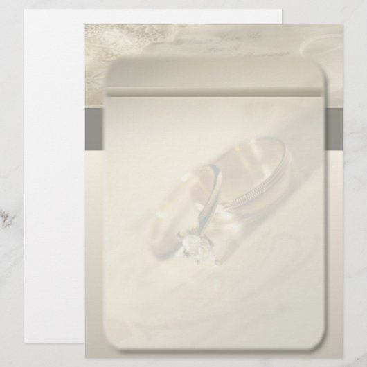 Wedding Letterhead (Voorkant / Achterkant)