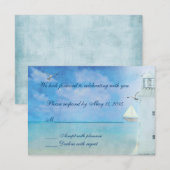Wedding Lighthouse RSVP (Voorkant / Achterkant)