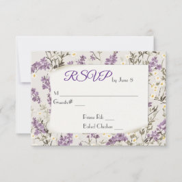 Wedding Lilacs RSVP