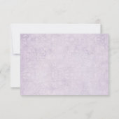 Wedding Lilacs RSVP (Achterkant)