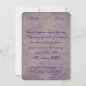 Wedding Lily van de Valley bouquet Kaart (Achterkant)