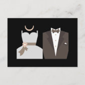 Wedding Little Details Bruid & bruidegom Details Informatiekaartje (Achterkant)