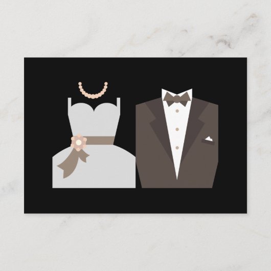 Wedding Little Details Bruid & bruidegom Details Informatiekaartje (Achterkant)