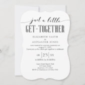 Wedding Little Get-Together Simple Party Kaart (Voorkant)