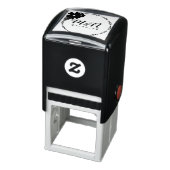 Wedding Logo Branch Greenery Floral Wreath Bunch Zelfinktende Stempel (Product)