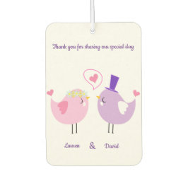 Wedding Love Birds Luchtverfrisser