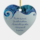 Wedding Love Heart Favor Ornament (Voorkant)
