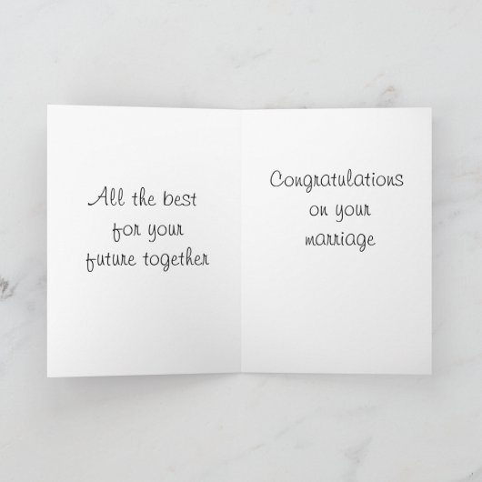 Wedding-Love Kaart (Binnen)