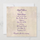 Wedding Love Quote met Floral Branch Kaart (Achterkant)