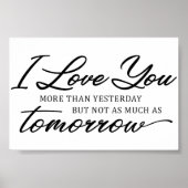 Wedding Love Quote Poster (Voorkant)