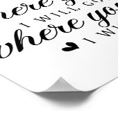 Wedding Love Quote Poster (Hoek)