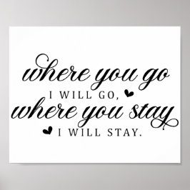 Wedding Love Quote Poster