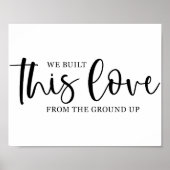 Wedding Love Quote Poster (Voorkant)