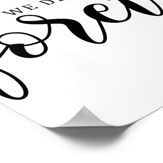 Wedding Love Quote Poster (Hoek)