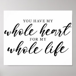 Wedding Love Quote Poster