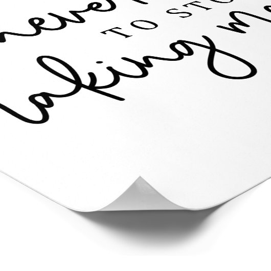 Wedding Love Quote Poster (Hoek)