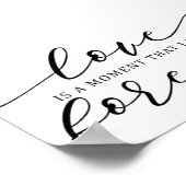 Wedding Love Quote Poster (Hoek)