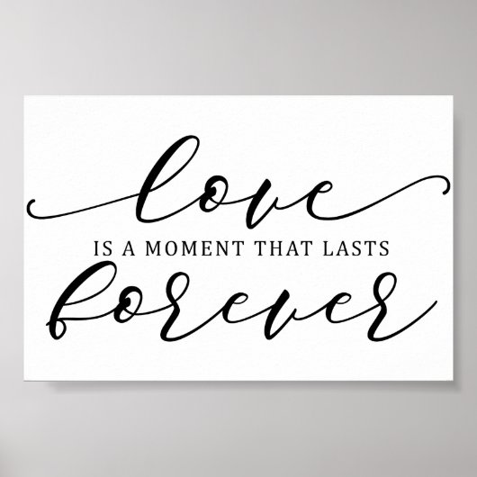 Wedding Love Quote Poster (Voorkant)