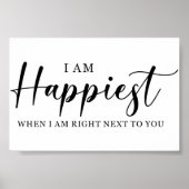 Wedding Love Quote Poster (Voorkant)