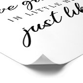 Wedding Love Quote Poster (Hoek)