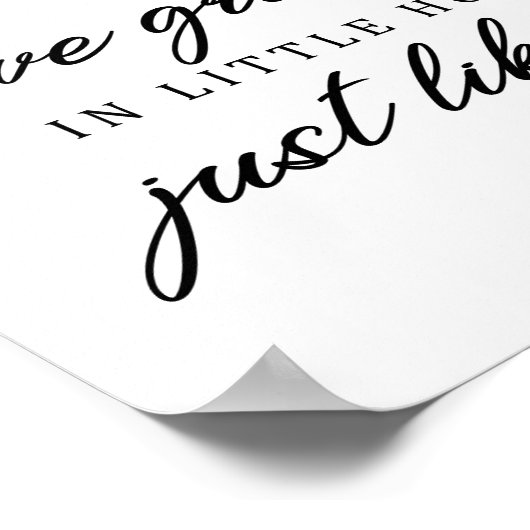 Wedding Love Quote Poster (Hoek)