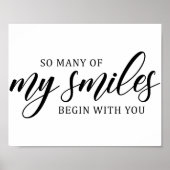 Wedding Love Quote Poster (Voorkant)