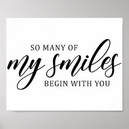 Wedding Love Quote Poster