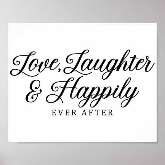 Wedding Love Quote Poster (Voorkant)