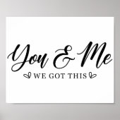 Wedding Love Quote Poster (Voorkant)