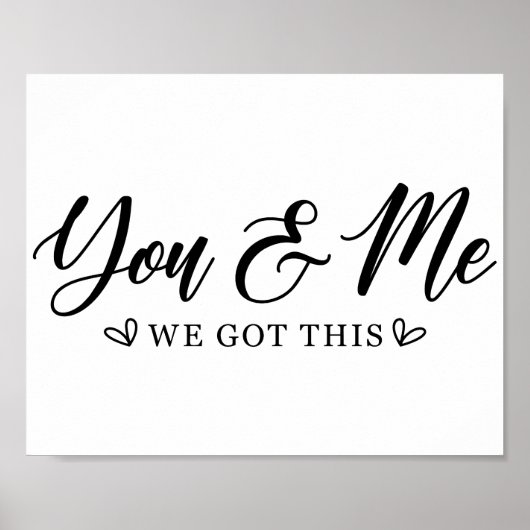 Wedding Love Quote Poster (Voorkant)