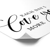 Wedding Love Quote Poster (Hoek)