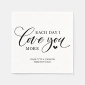 Wedding Love Quote Servet (Voorkant)