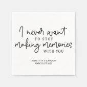 Wedding Love Quote Servet (Voorkant)