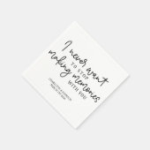 Wedding Love Quote Servet (Hoek)