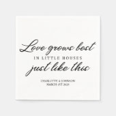 Wedding Love Quote Servet (Voorkant)