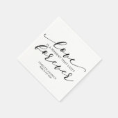 Wedding Love Quote Servet (Hoek)