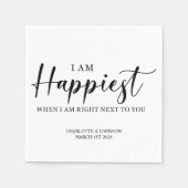 Wedding Love Quote Servet (Voorkant)