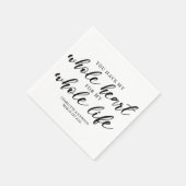 Wedding Love Quote Servet (Hoek)